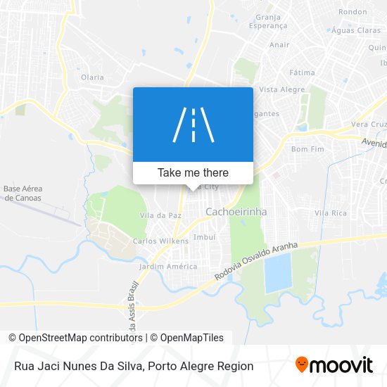 Rua Jaci Nunes Da Silva map