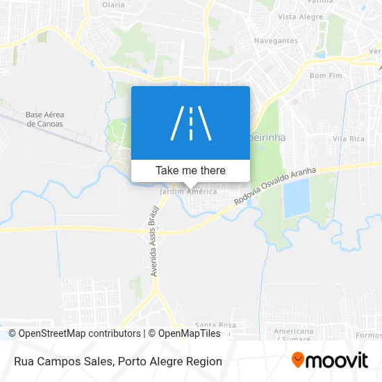 Rua Campos Sales map