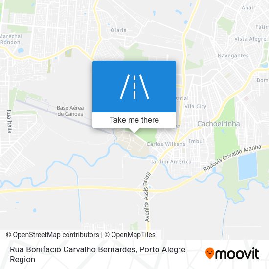 Rua Bonifácio Carvalho Bernardes map