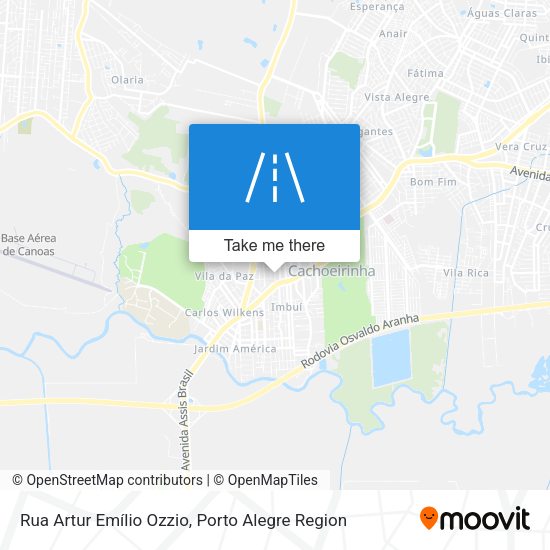 Rua Artur Emílio Ozzio map