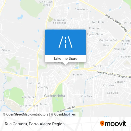 Rua Caruaru map