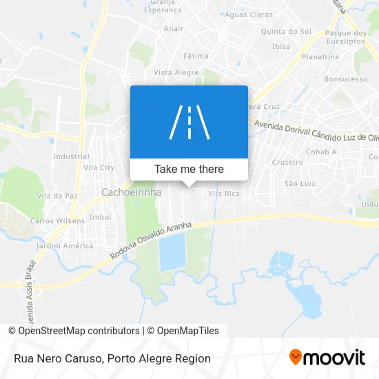Rua Nero Caruso map