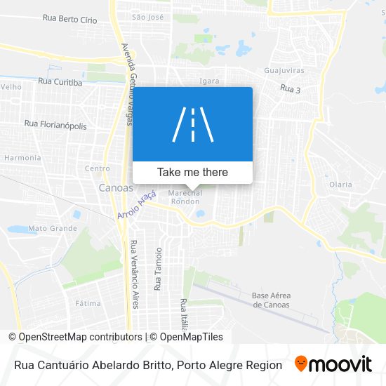 Rua Cantuário Abelardo Britto map