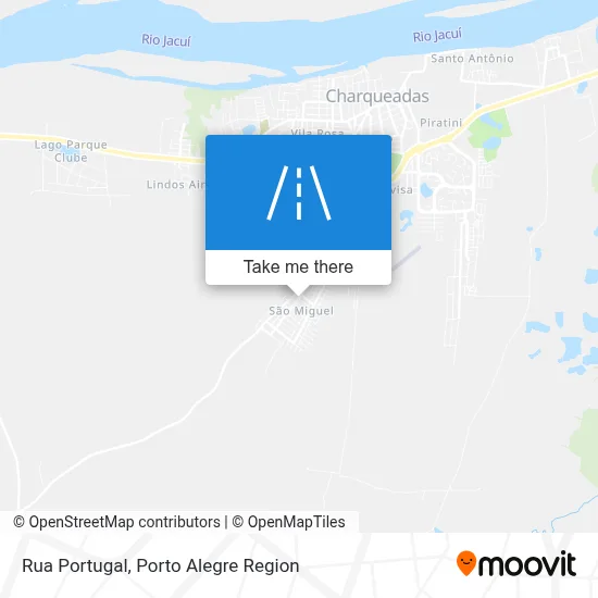 Rua Portugal map