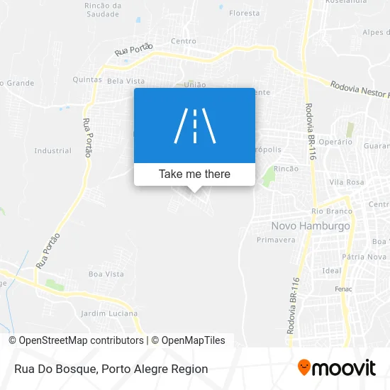 Rua Do Bosque map