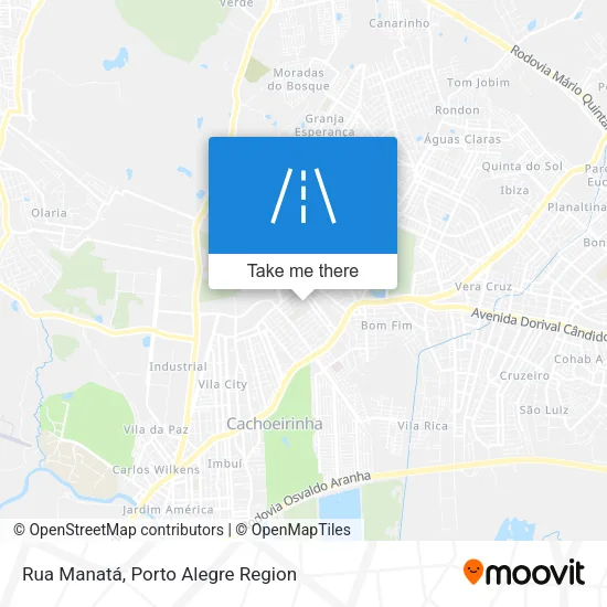 Rua Manatá map