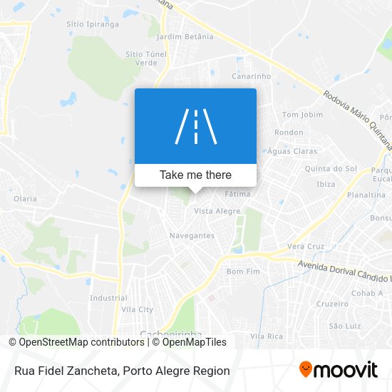 Rua Fidel Zancheta map