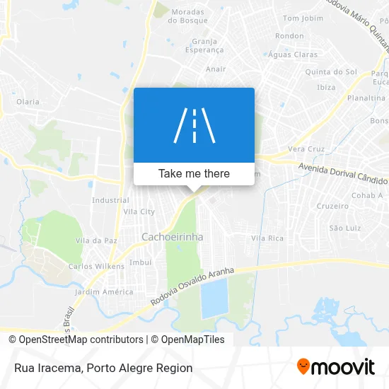 Rua Iracema map