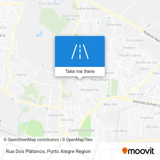 Rua Dos Plátanos map