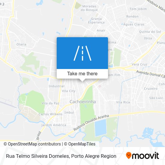 Rua Telmo Silveira Dorneles map