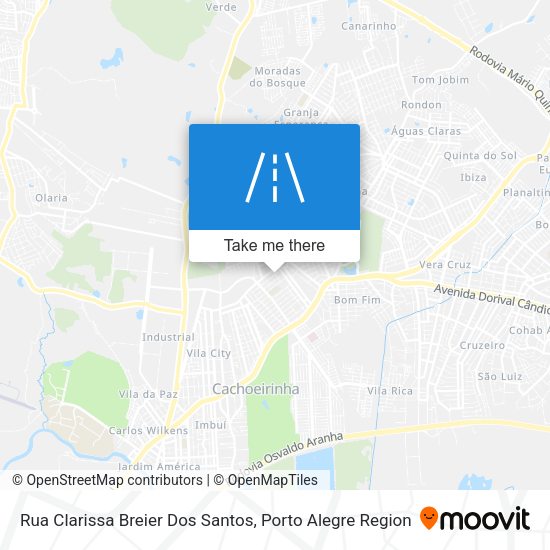 Rua Clarissa Breier Dos Santos map