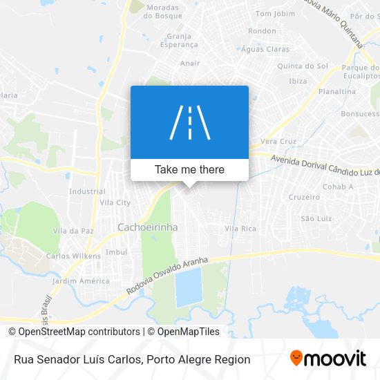 Rua Senador Luís Carlos map