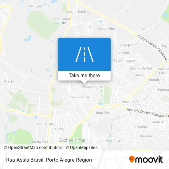 Rua Assis Brasil map
