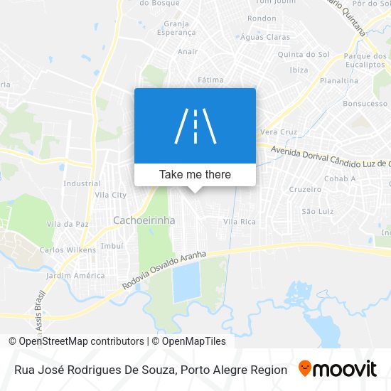 Rua José Rodrigues De Souza map