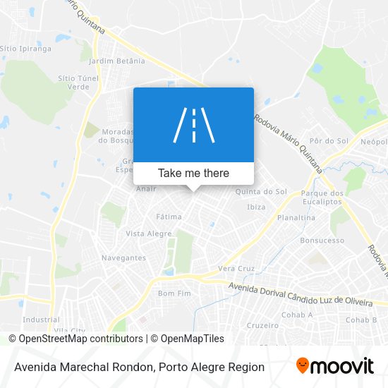 Avenida Marechal Rondon map