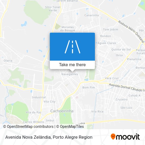 Avenida Nova Zelândia map