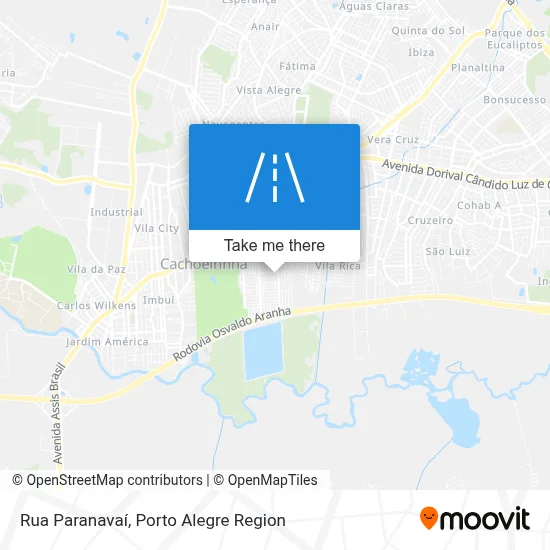 Rua Paranavaí map