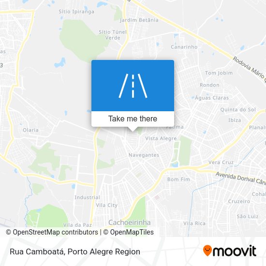Rua Camboatá map