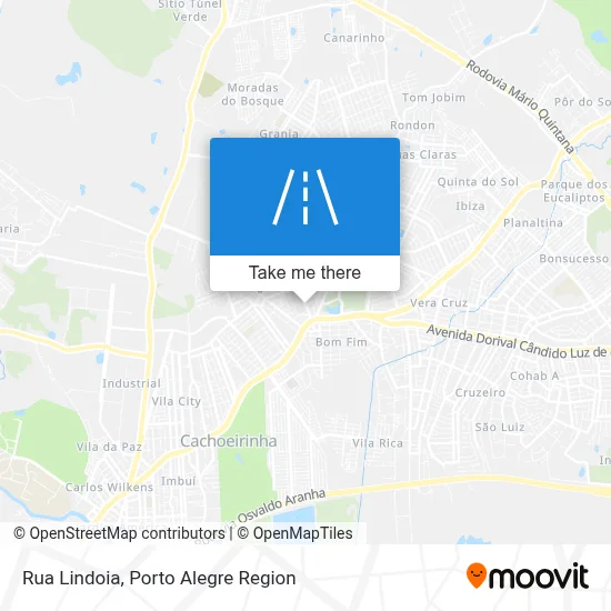 Rua Lindoia map