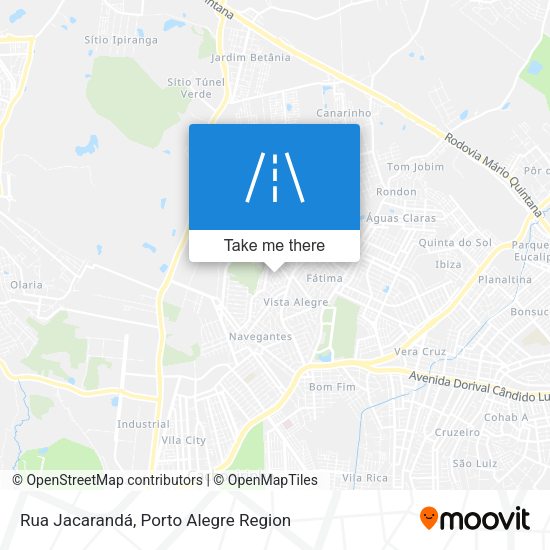 Rua Jacarandá map
