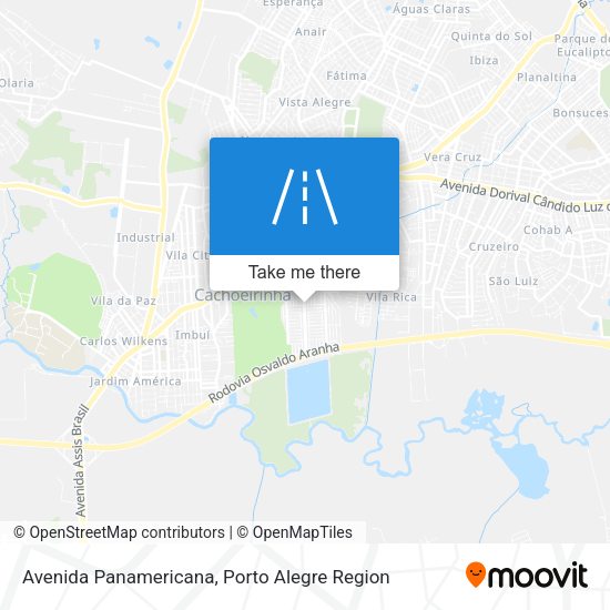 Avenida Panamericana map