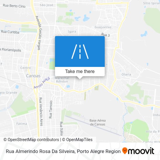 Rua Almerindo Rosa Da Silveira map