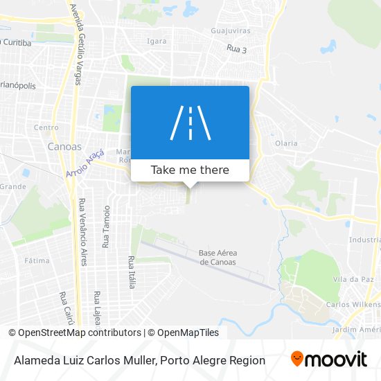 Alameda Luiz Carlos Muller map