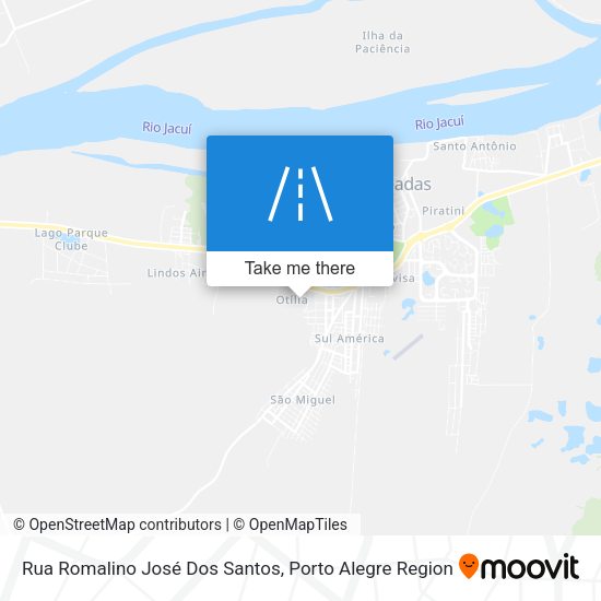 Rua Romalino José Dos Santos map