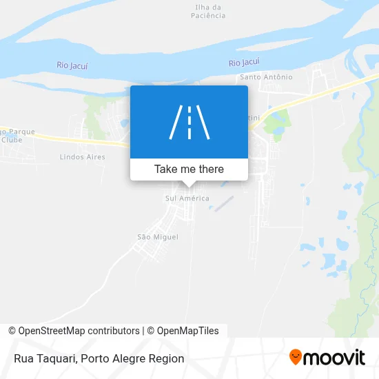 Rua Taquari map