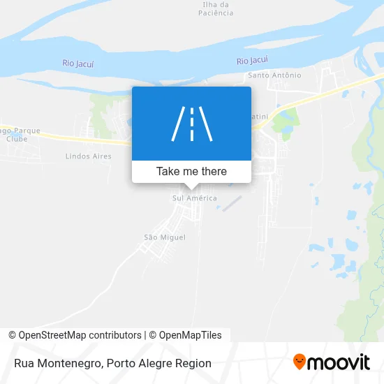 Rua Montenegro map