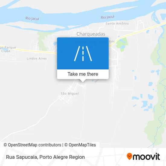 Rua Sapucaia map