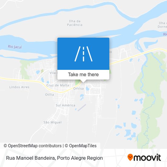 Rua Manoel Bandeira map