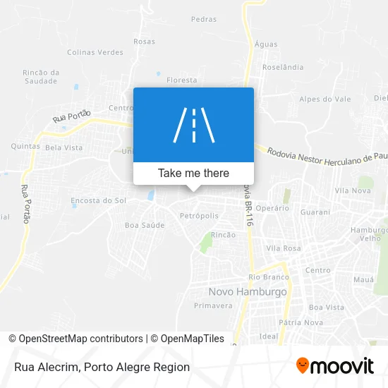 Rua Alecrim map