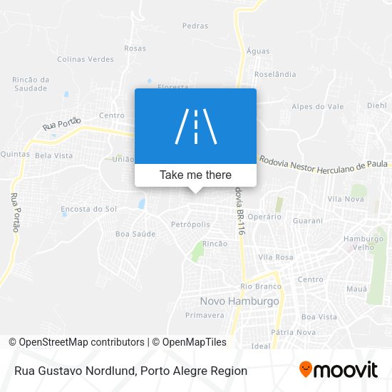 Rua Gustavo Nordlund map
