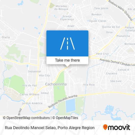 Rua Deolindo Manoel Selao map