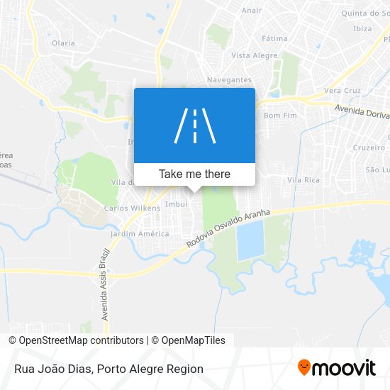 Rua João Dias map