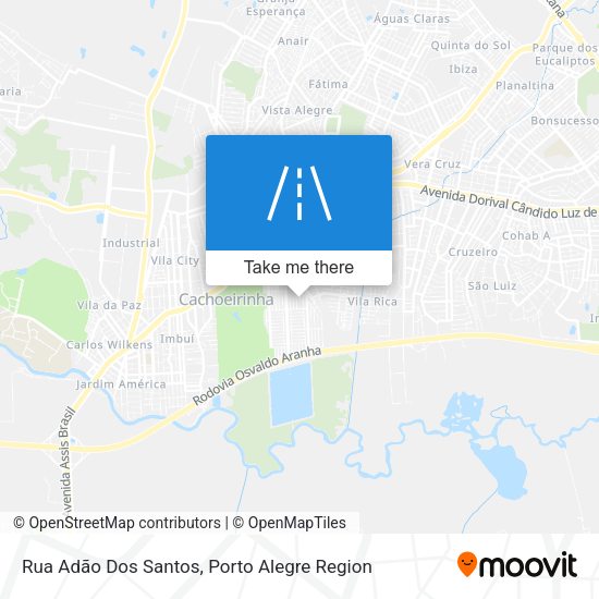 Rua Adão Dos Santos map