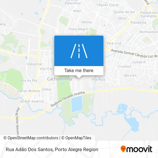 Rua Adão Dos Santos map