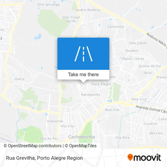 Rua Grevilha map