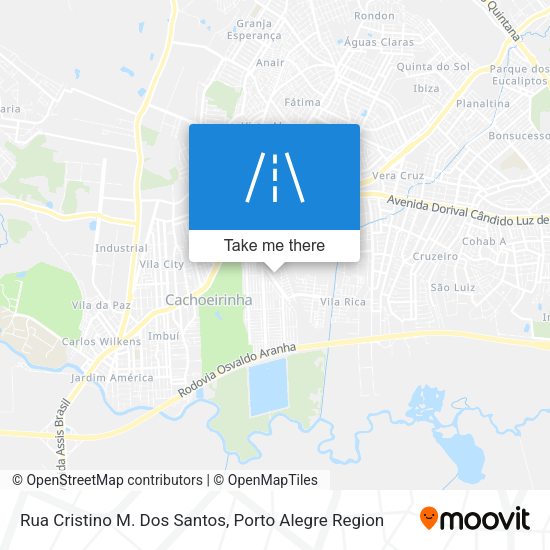 Rua Cristino M. Dos Santos map