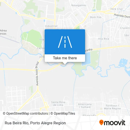Rua Beira Rio map