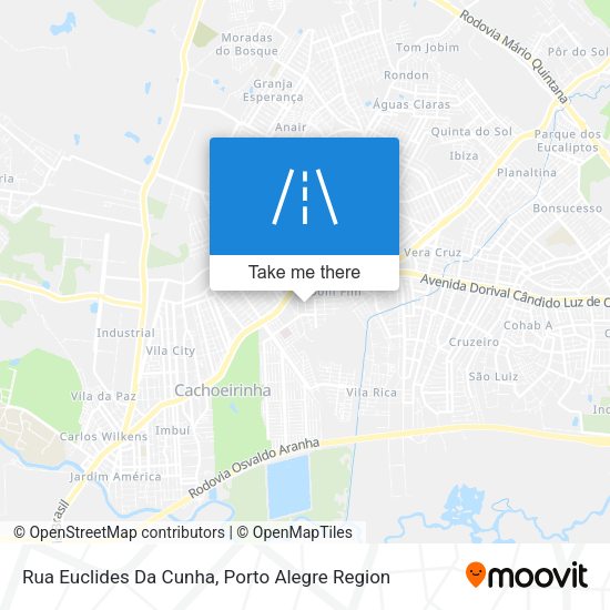 Rua Euclides Da Cunha map