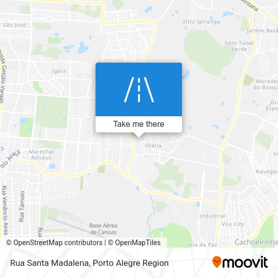 Rua Santa Madalena map