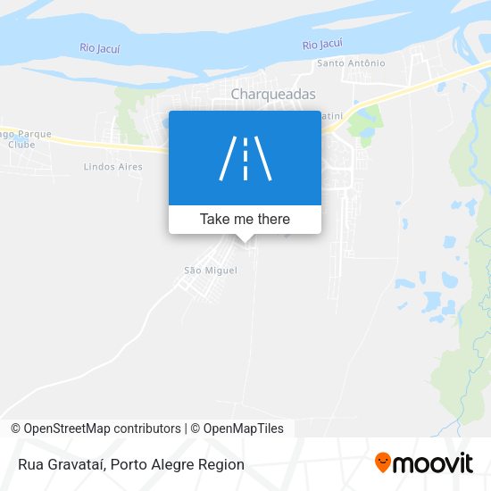 Rua Gravataí map