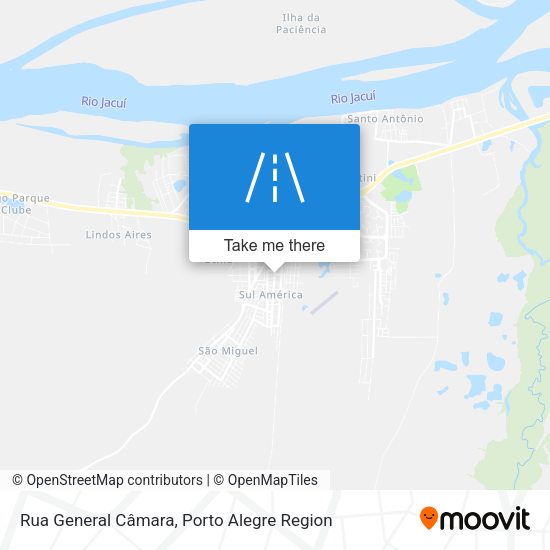 Rua General Câmara map