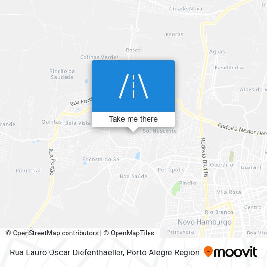 Rua Lauro Oscar Diefenthaeller map