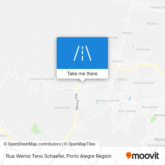 Rua Werno Teno Schaefer map
