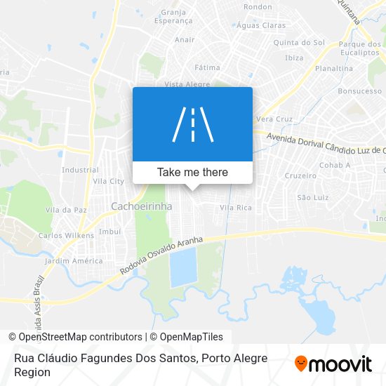 Rua Cláudio Fagundes Dos Santos map
