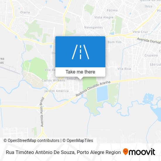 Rua Timóteo Antônio De Souza map