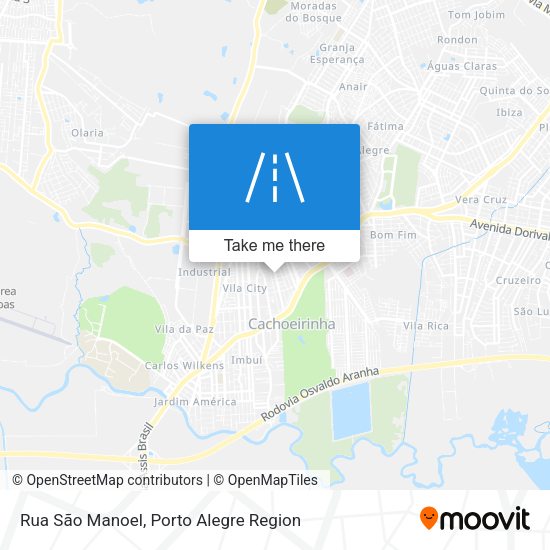 Rua São Manoel map